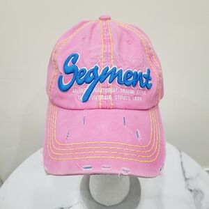 2/$20 Y2K Blue & Pink Denim Cap Hat Adjustable Size